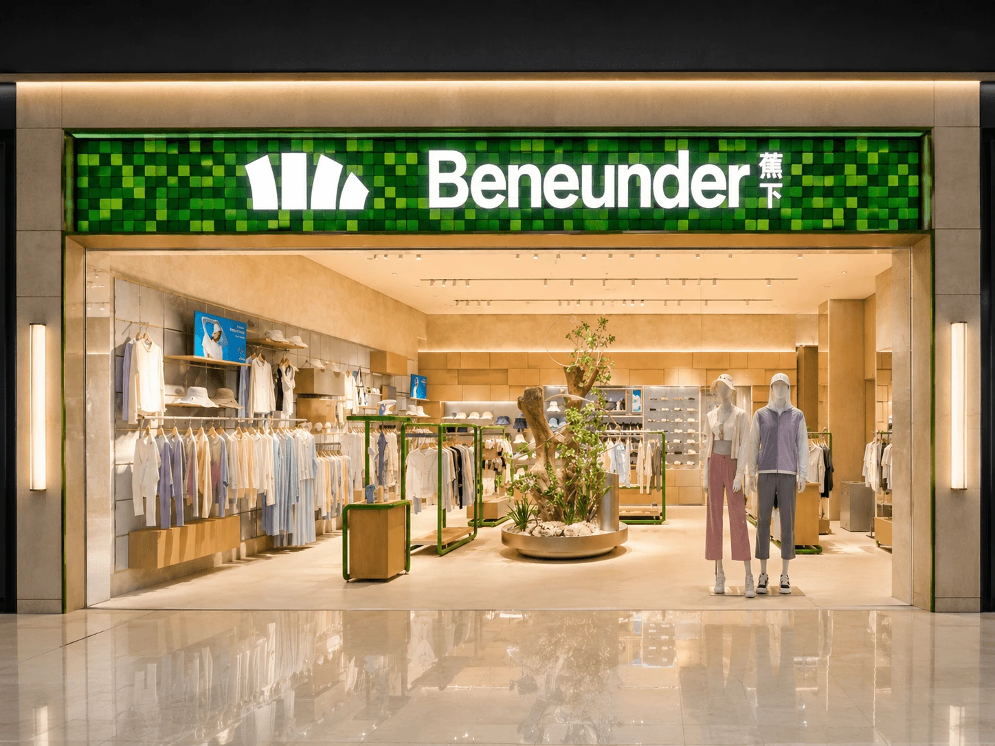 Beneunder storefront in GCC